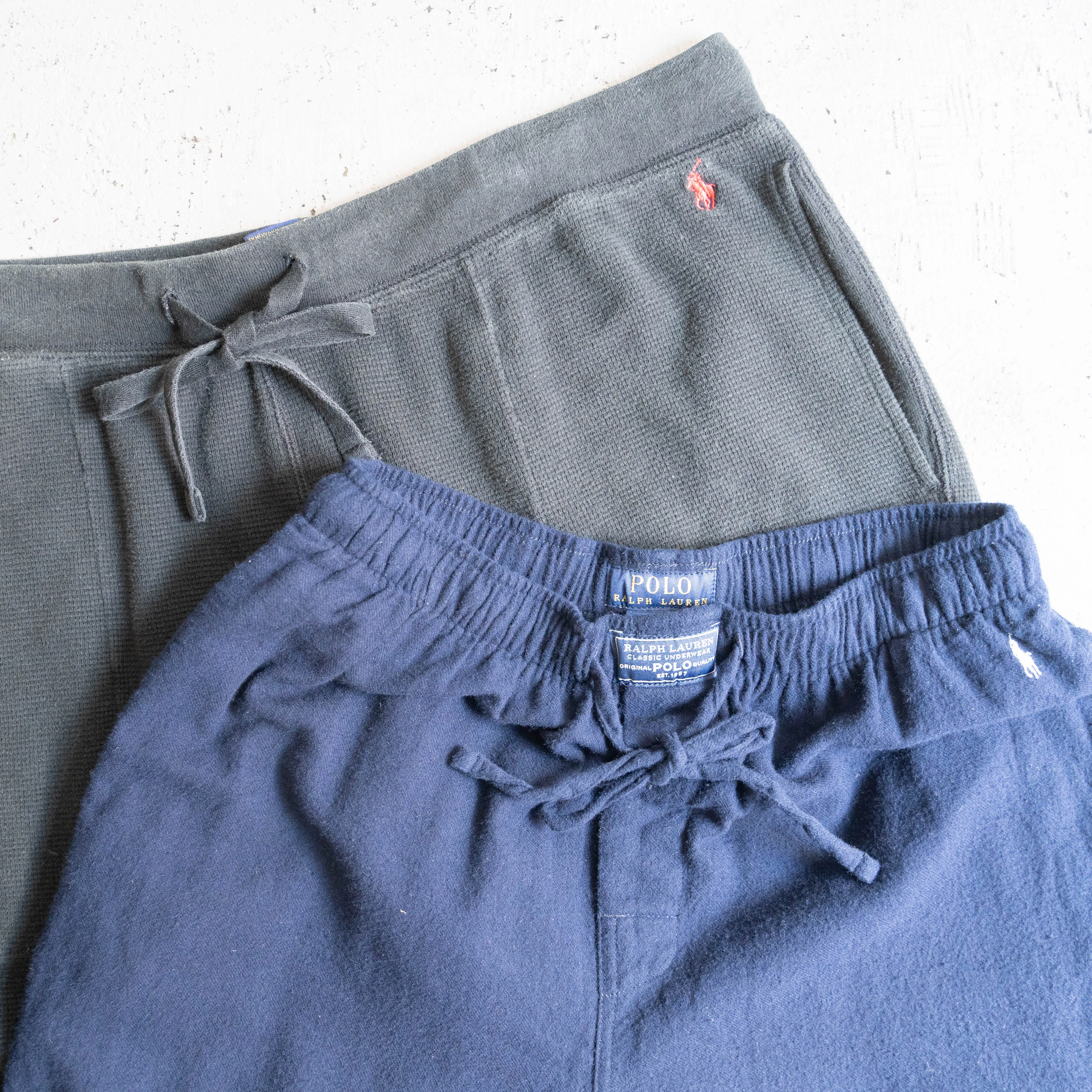 1990-00s 'POLO Ralph Lauren' navy color  pajama pants