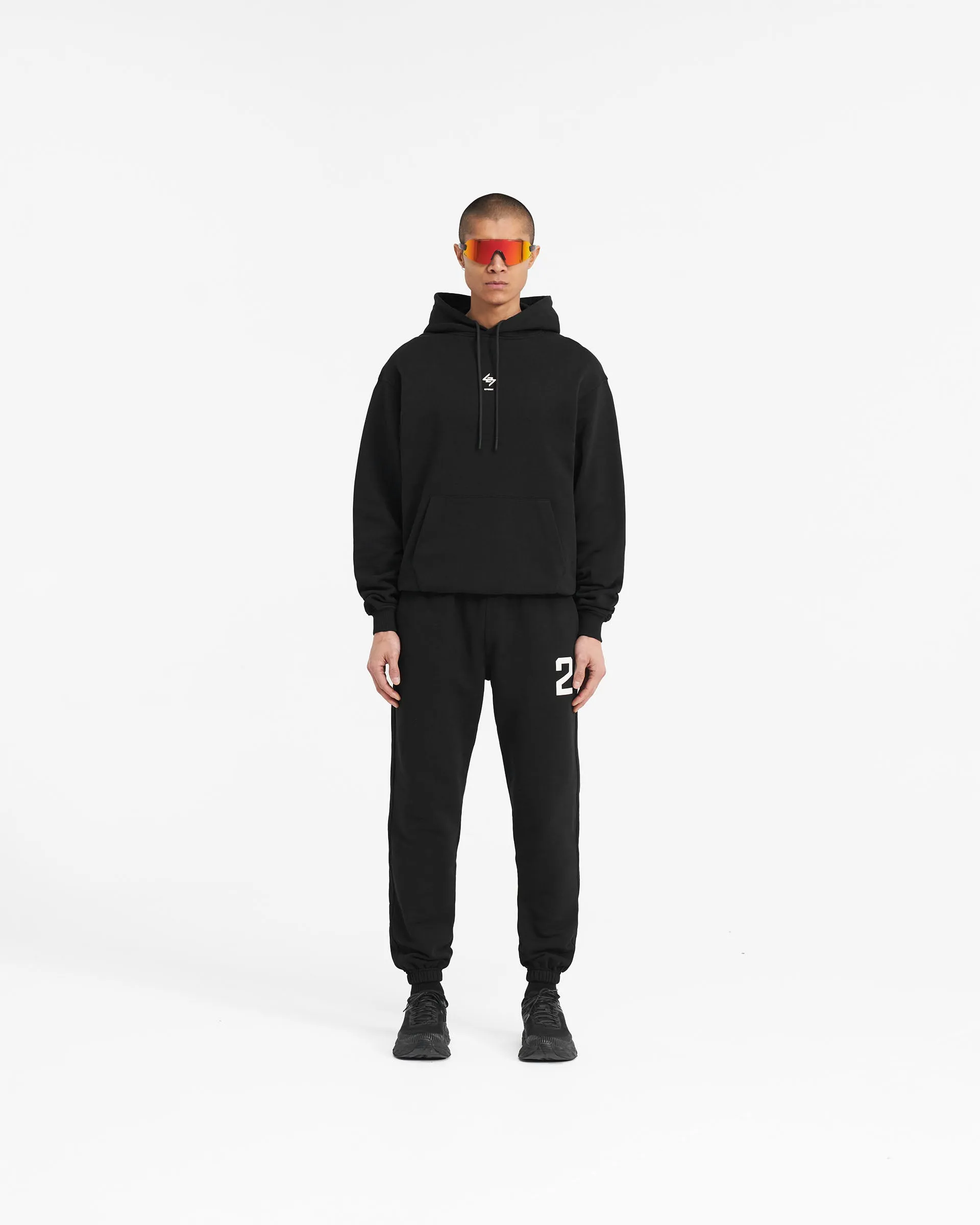 247 Oversized Hoodie - Jet Black