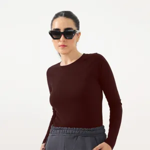 24/7 Women's Full Sleeve - Burgundy