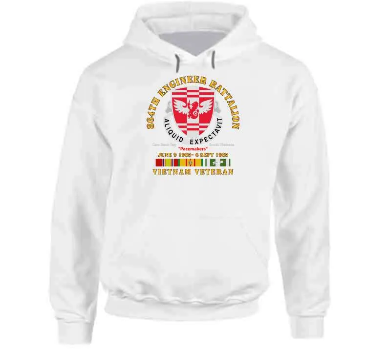 864th Engineer Bn - June 9 1965 - 6 Sept 1965 - Vietnam Vet W Vn Svc Youth Hoodie