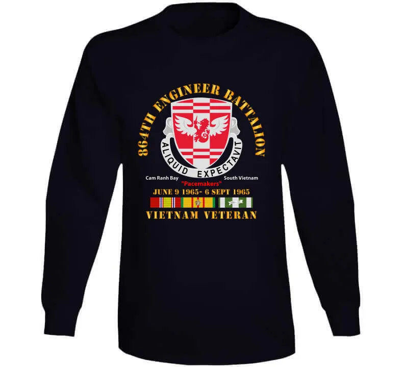 864th Engineer Bn - June 9 1965 - 6 Sept 1965 - Vietnam Vet W Vn Svc Youth Hoodie