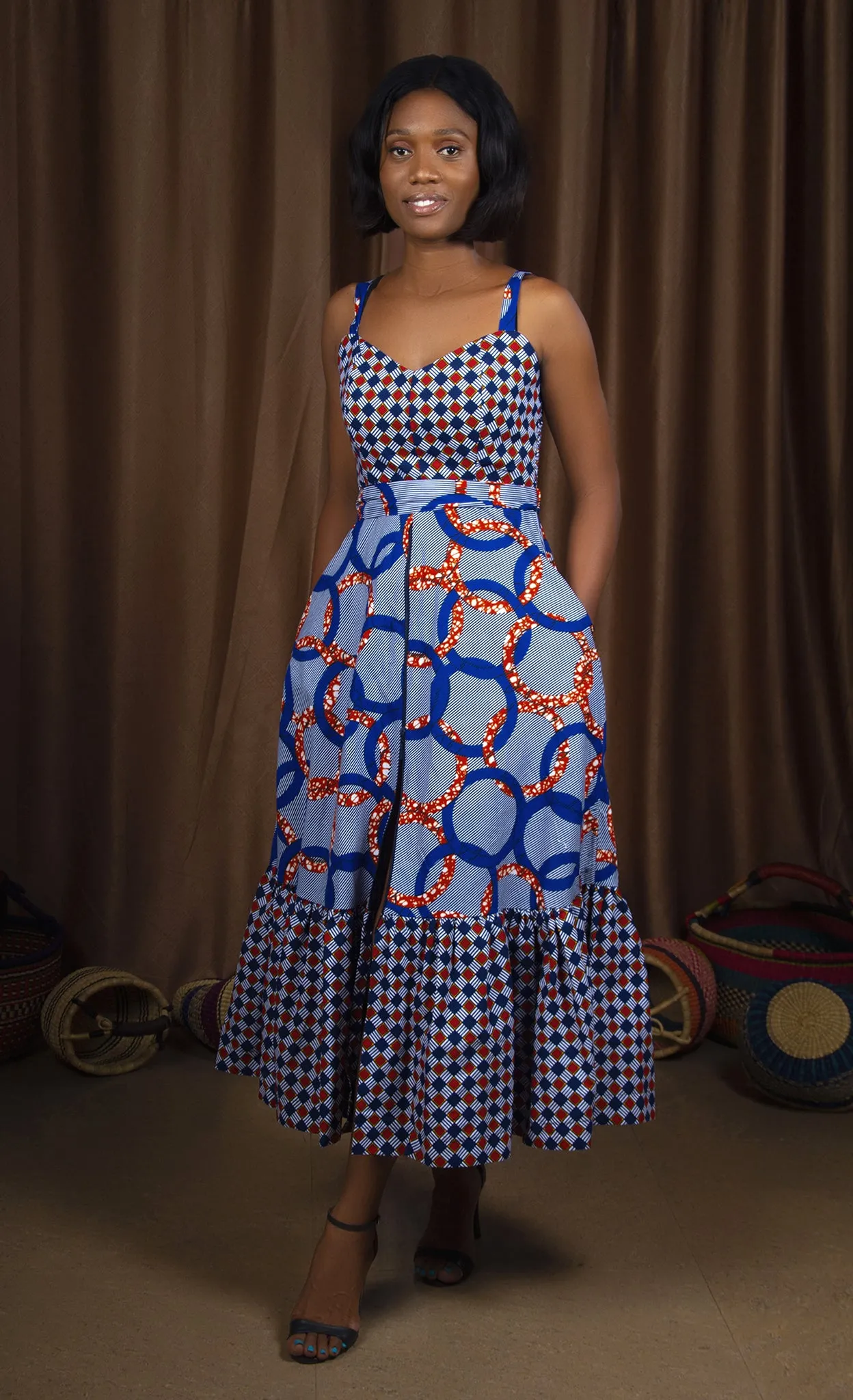 African Print Dress - Soma