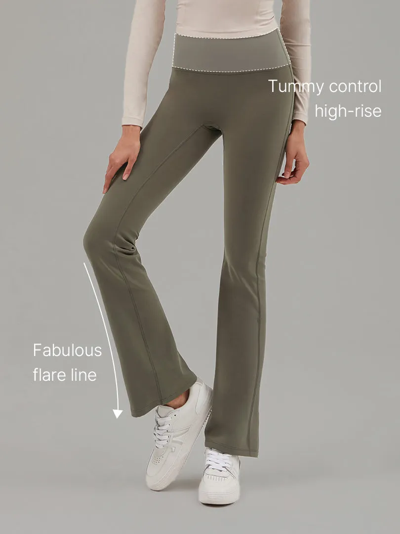 Airwarm Brushed Fleece Flare Leggings (Long)