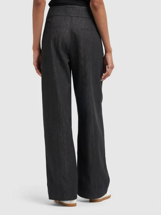 &#x27;S Max Mara   Athos cotton denim effect wide pants 