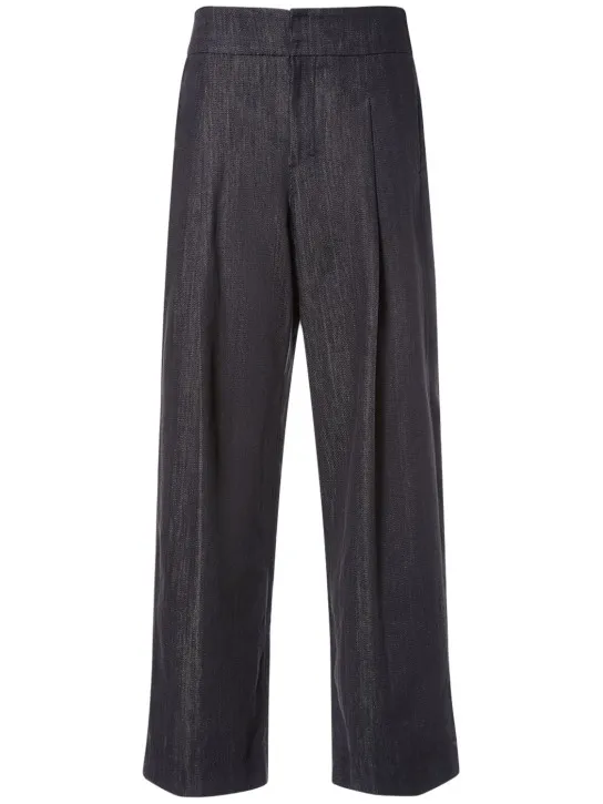 &#x27;S Max Mara   Athos cotton denim effect wide pants 