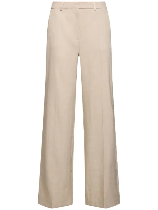 ANINE BING   Kline linen blend pants 