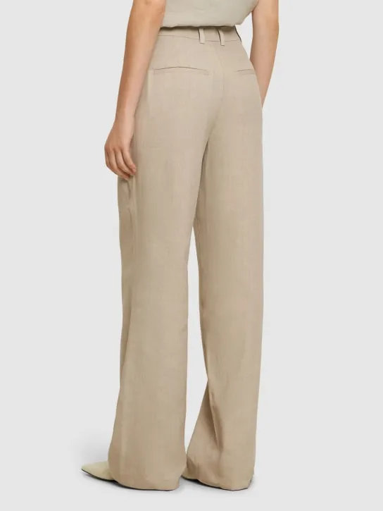 ANINE BING   Kline linen blend pants 