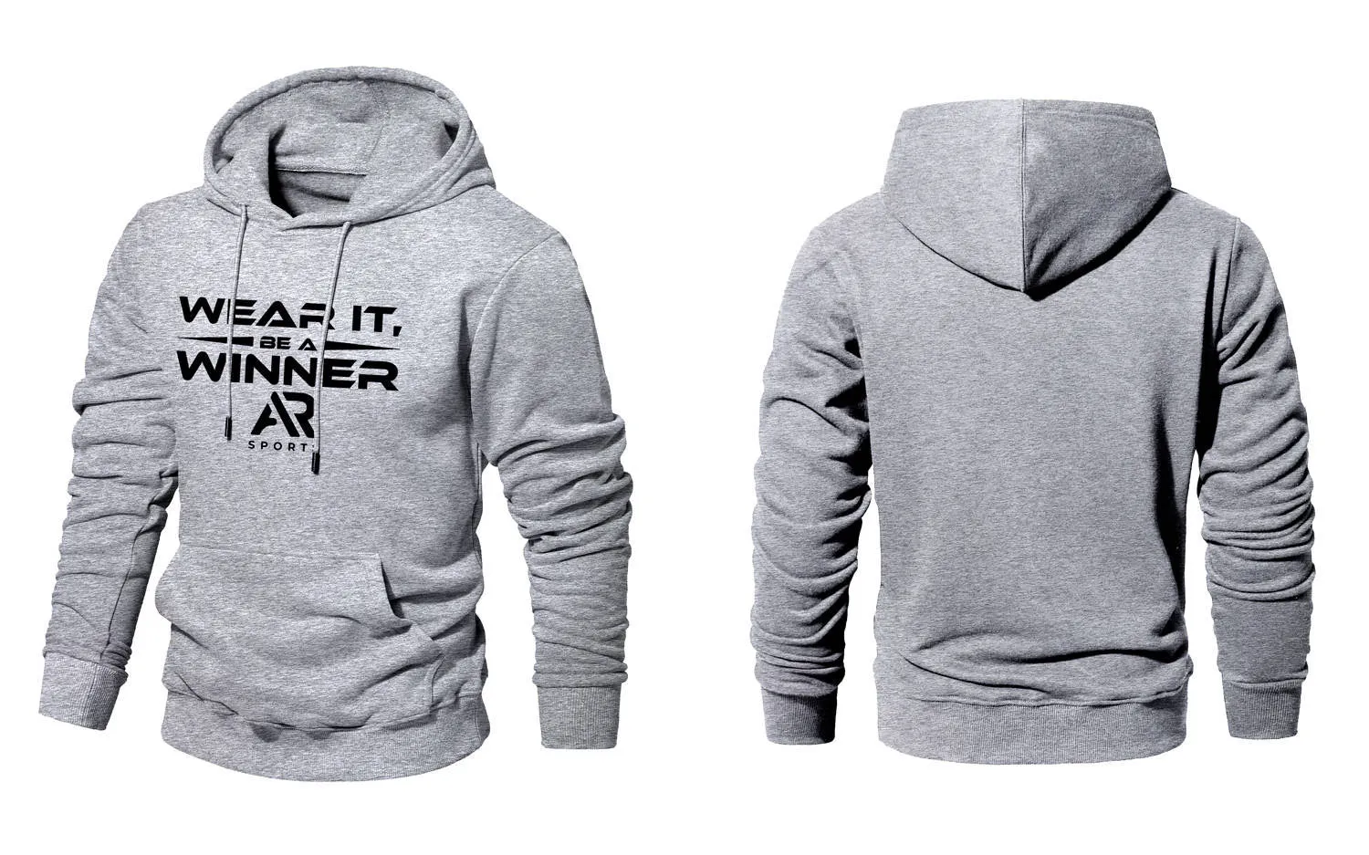 AR Sportswear Unisex Slogan Hoodie