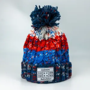 'Arctic Blue' Bobble Beanie