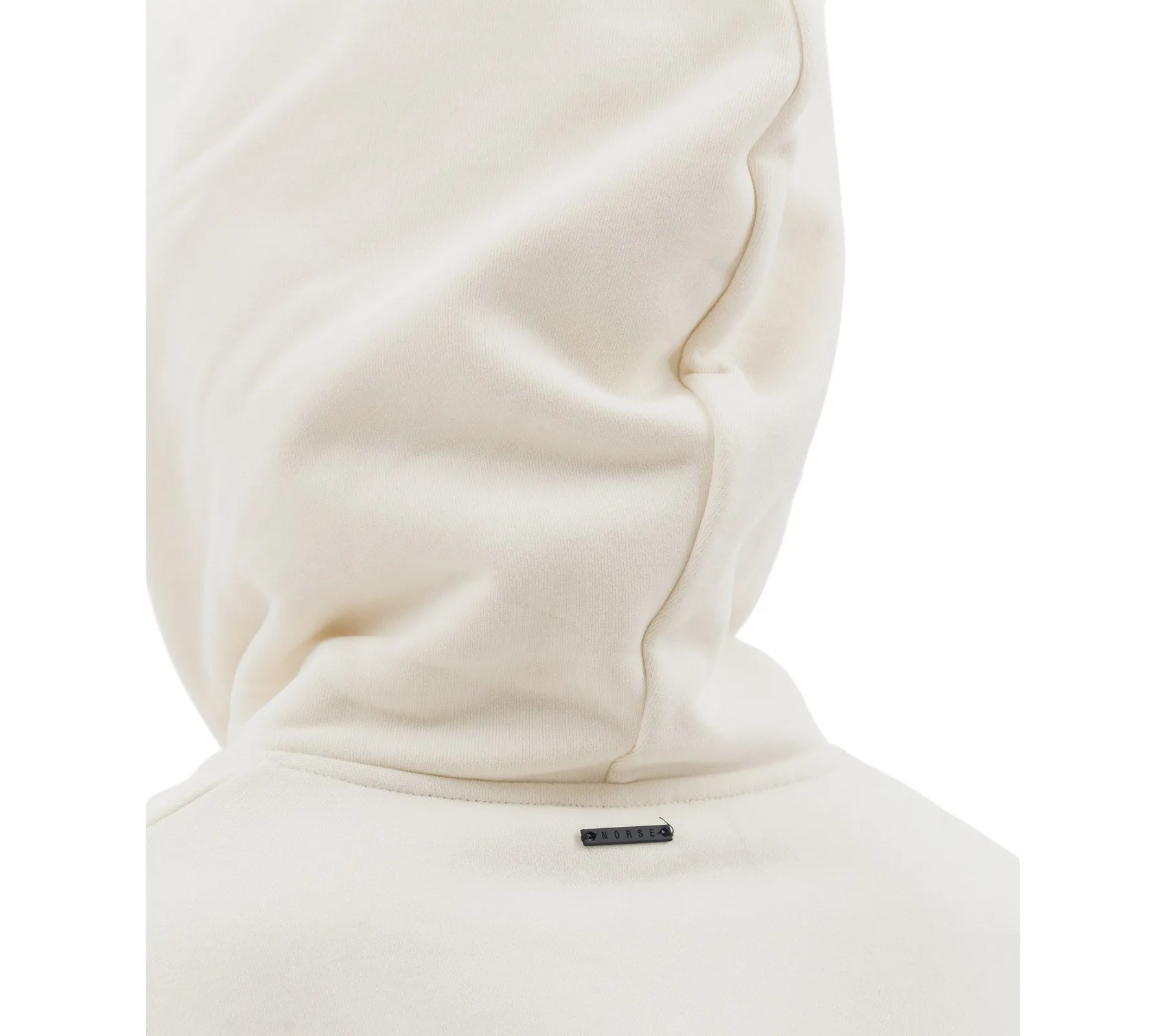 Arne Brushed Cotton Hoodie | Ecru