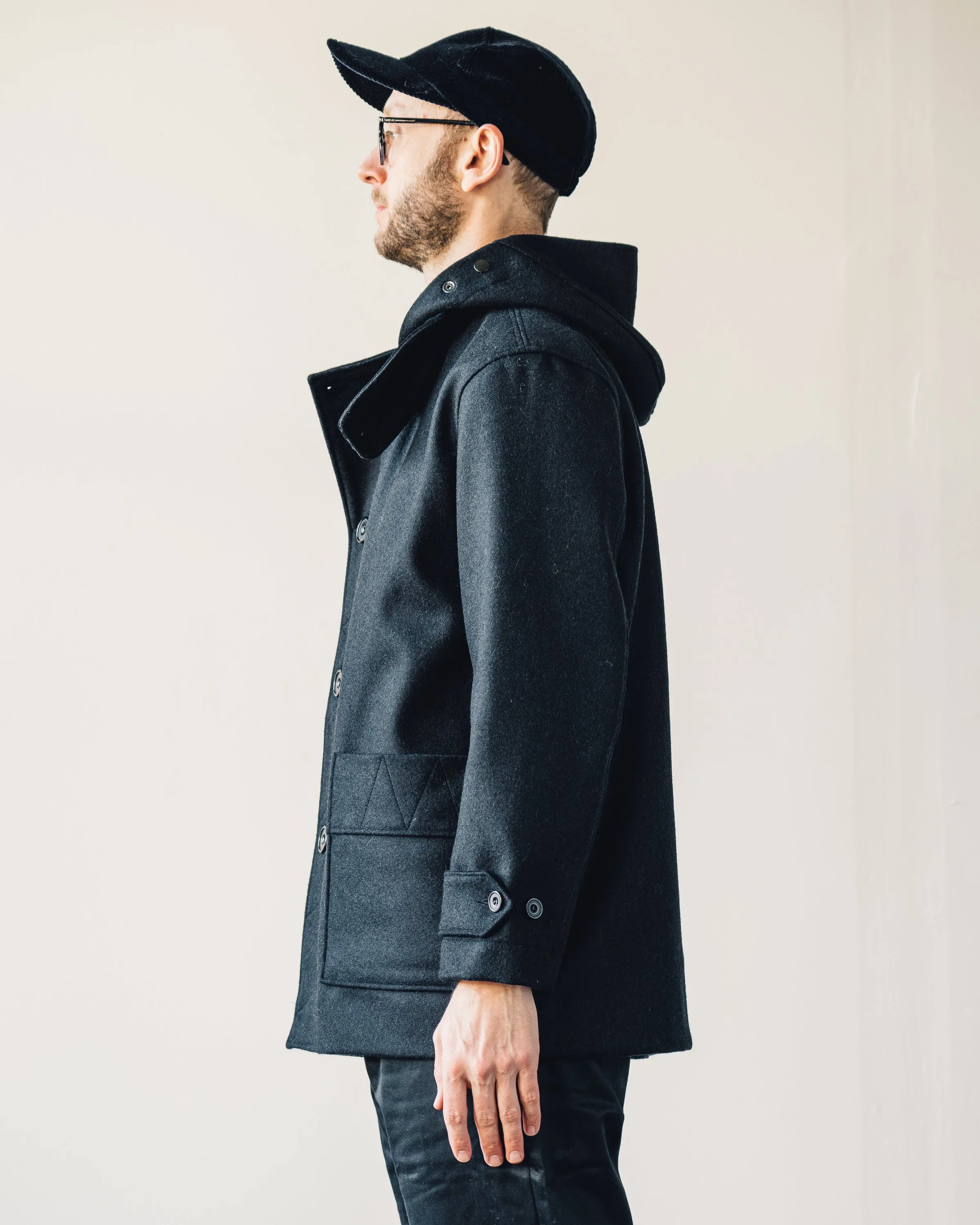 Arpenteur Kabig Coat, Navy