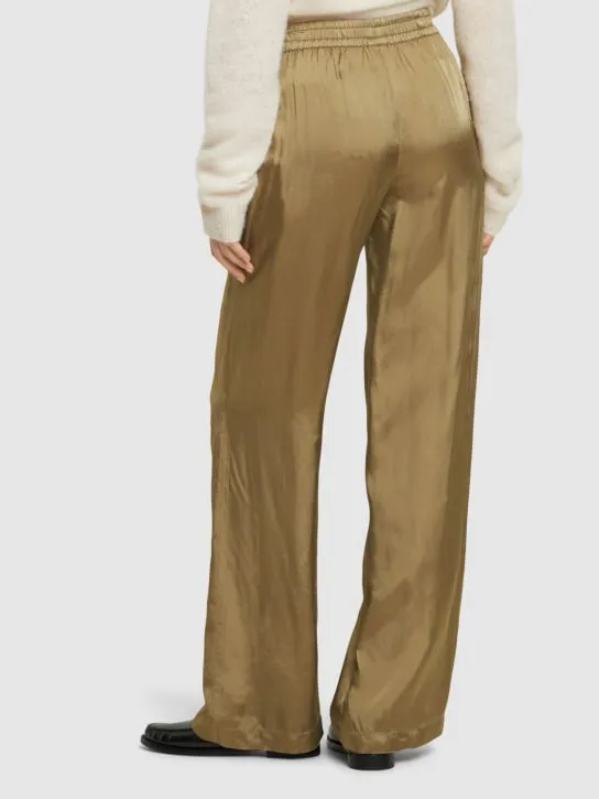 ASPESI   Satin wide pants 