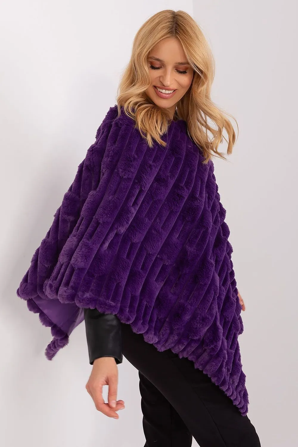 AT Cozy Textured Poncho