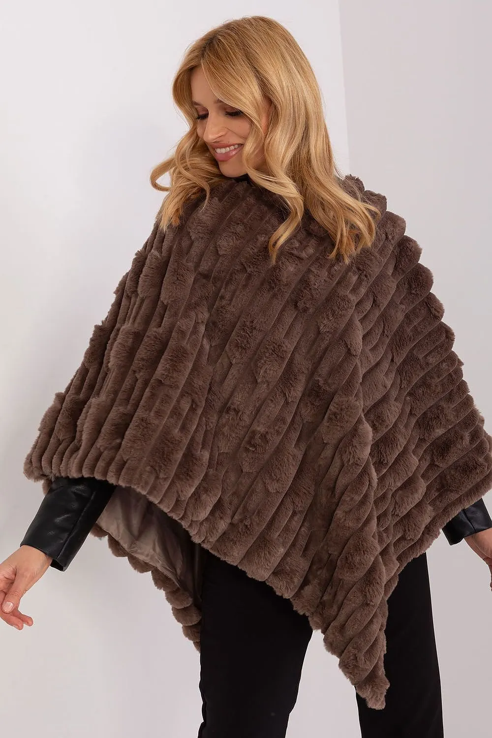 AT Cozy Textured Poncho