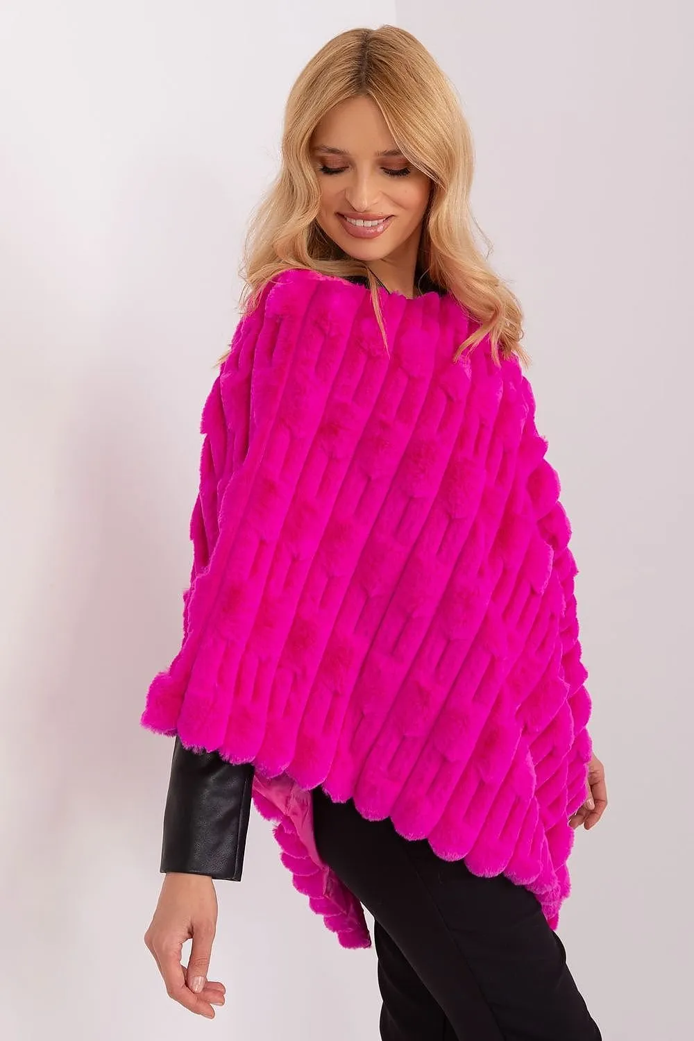 AT Cozy Textured Poncho