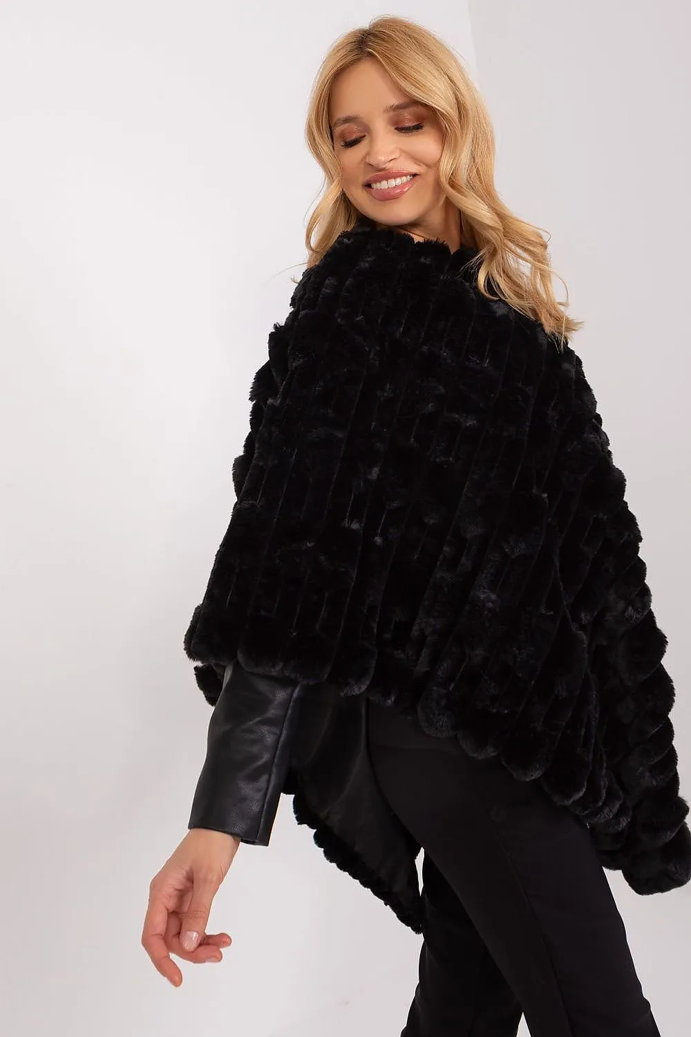 AT Cozy Textured Poncho