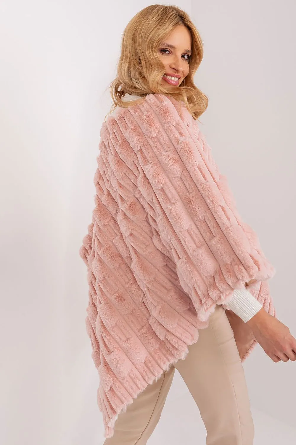 AT Cozy Textured Poncho