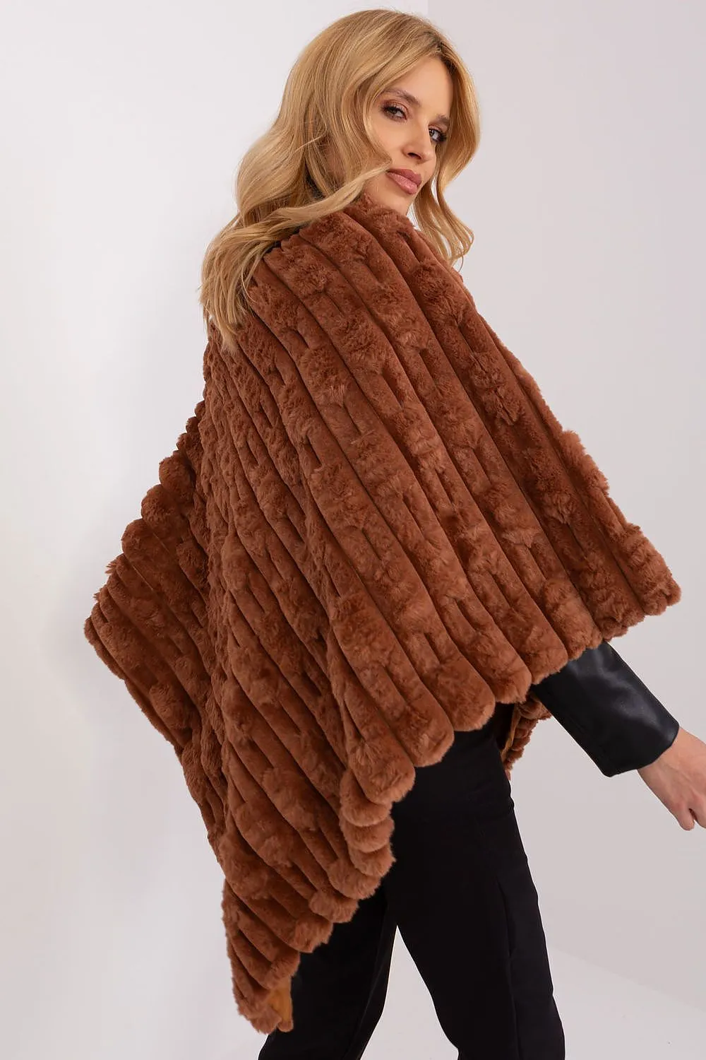 AT Cozy Textured Poncho