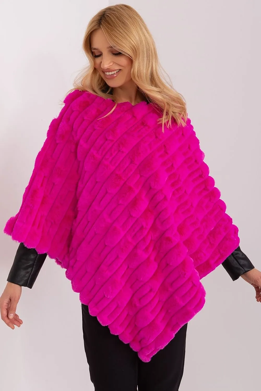 AT Cozy Textured Poncho