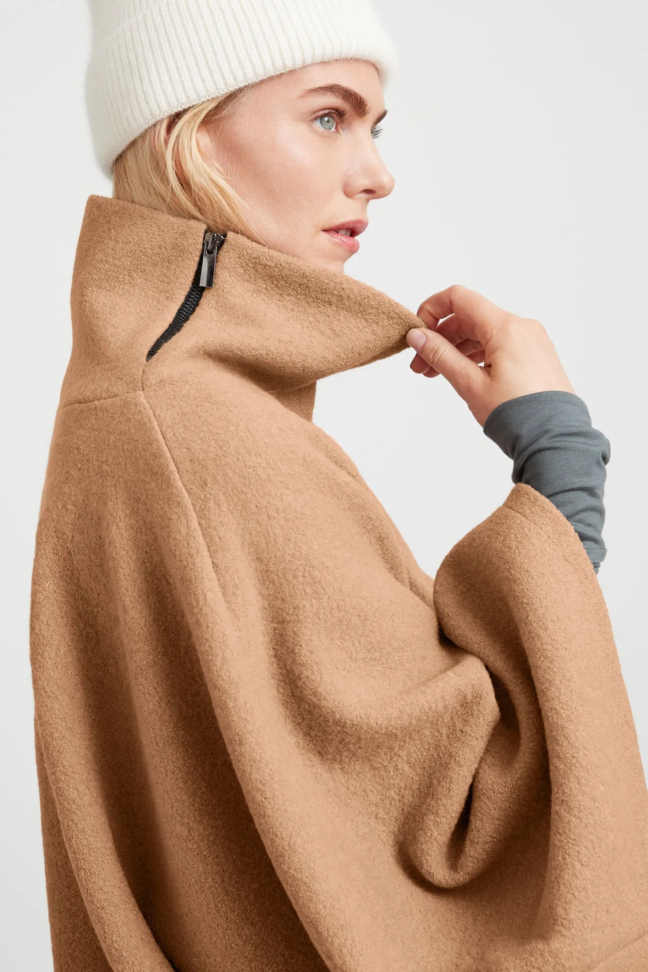 Avery Wool Cape