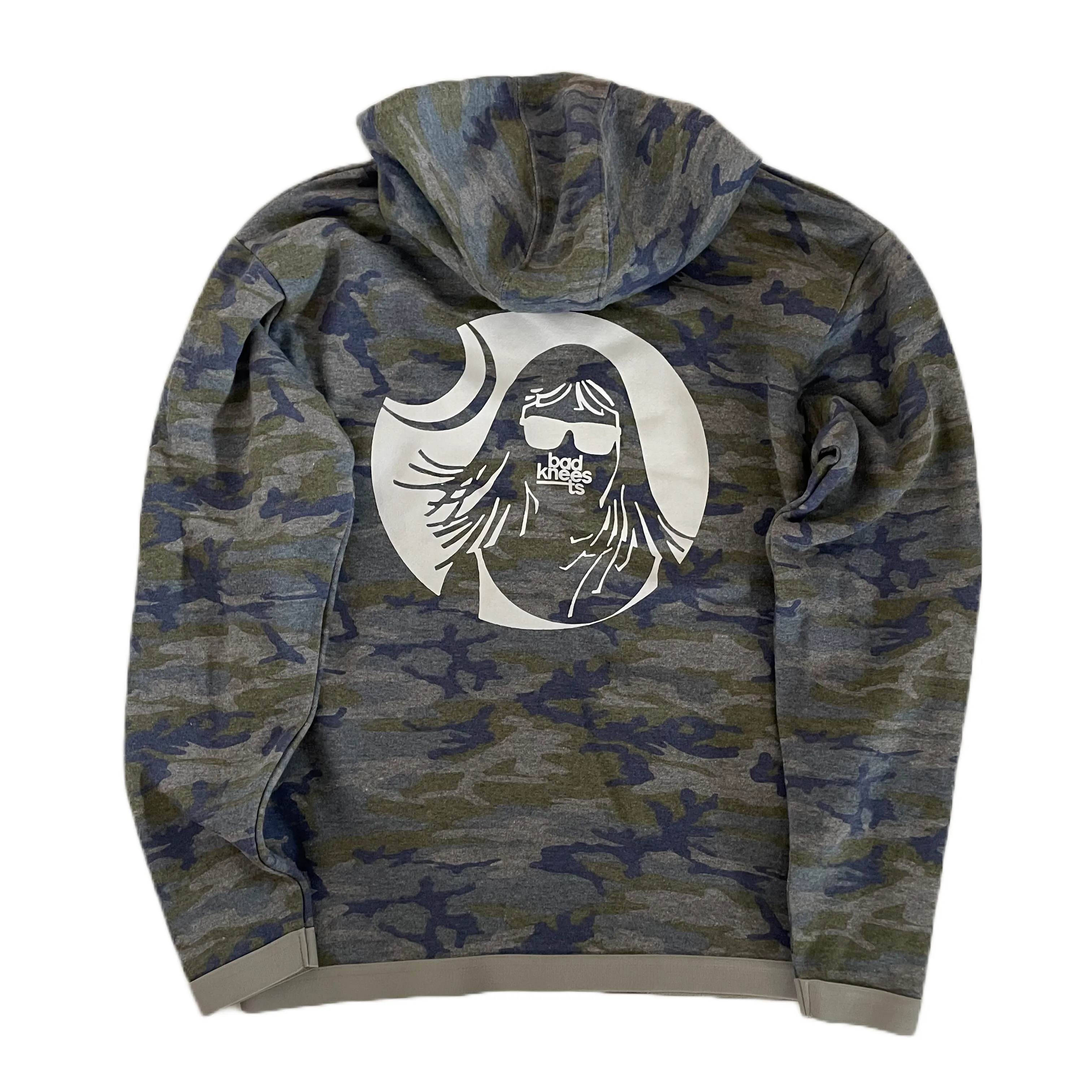 badknees Hoodie - Vintage Camo