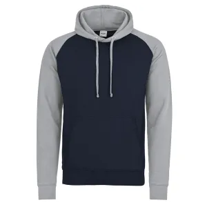 Baseball Hoodie | OXFORD NAVY/HEATHER GREY