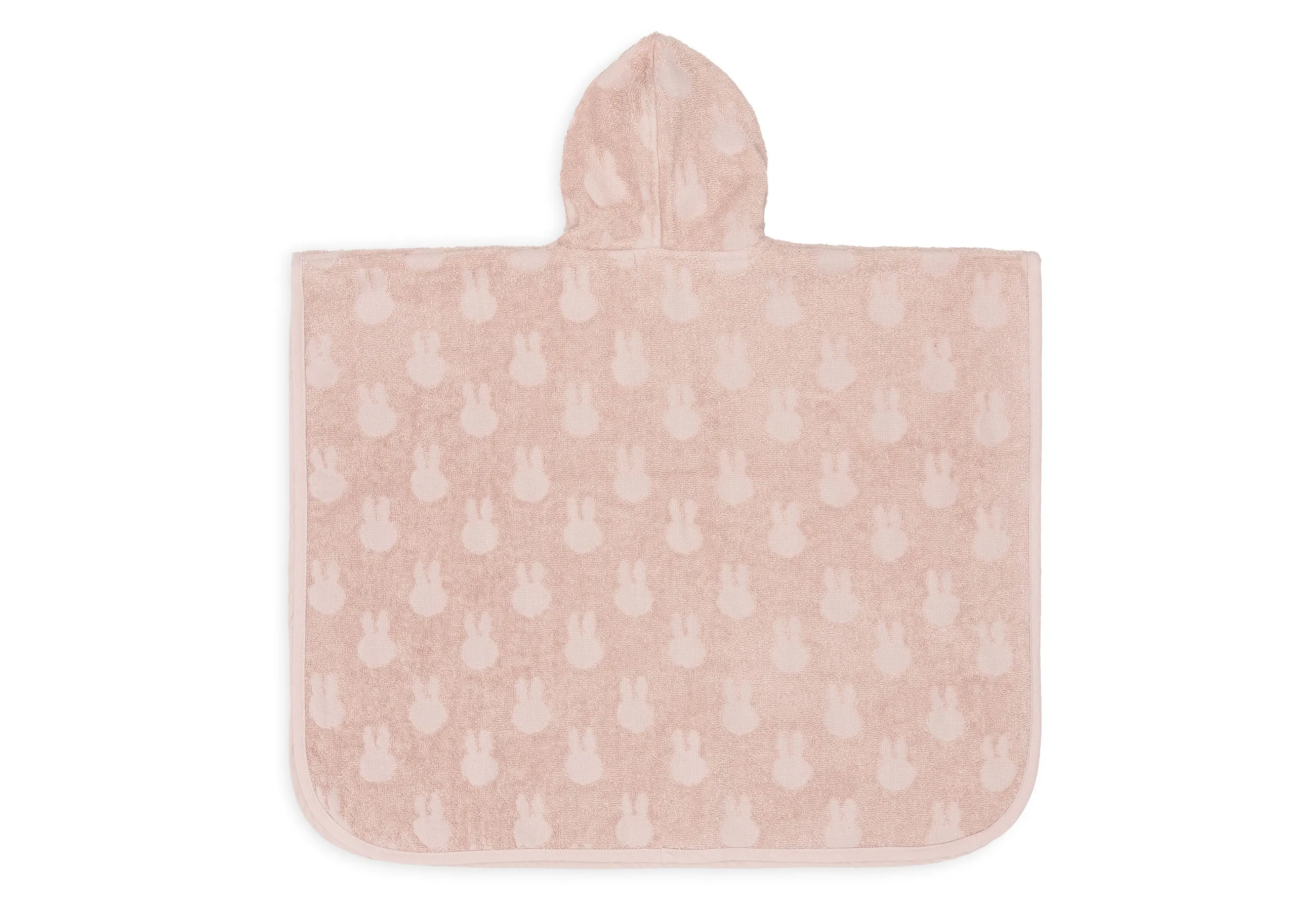 Bath Poncho Terry Miffy Jacquard - Wild Rose