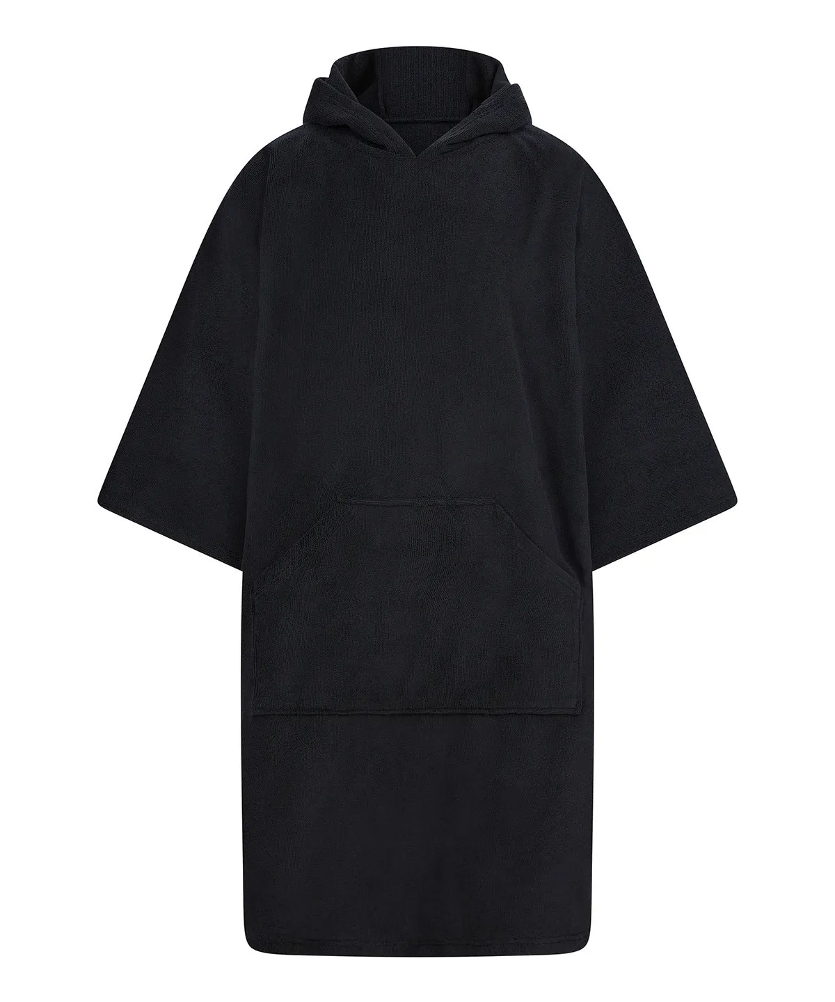 Black - Adults poncho