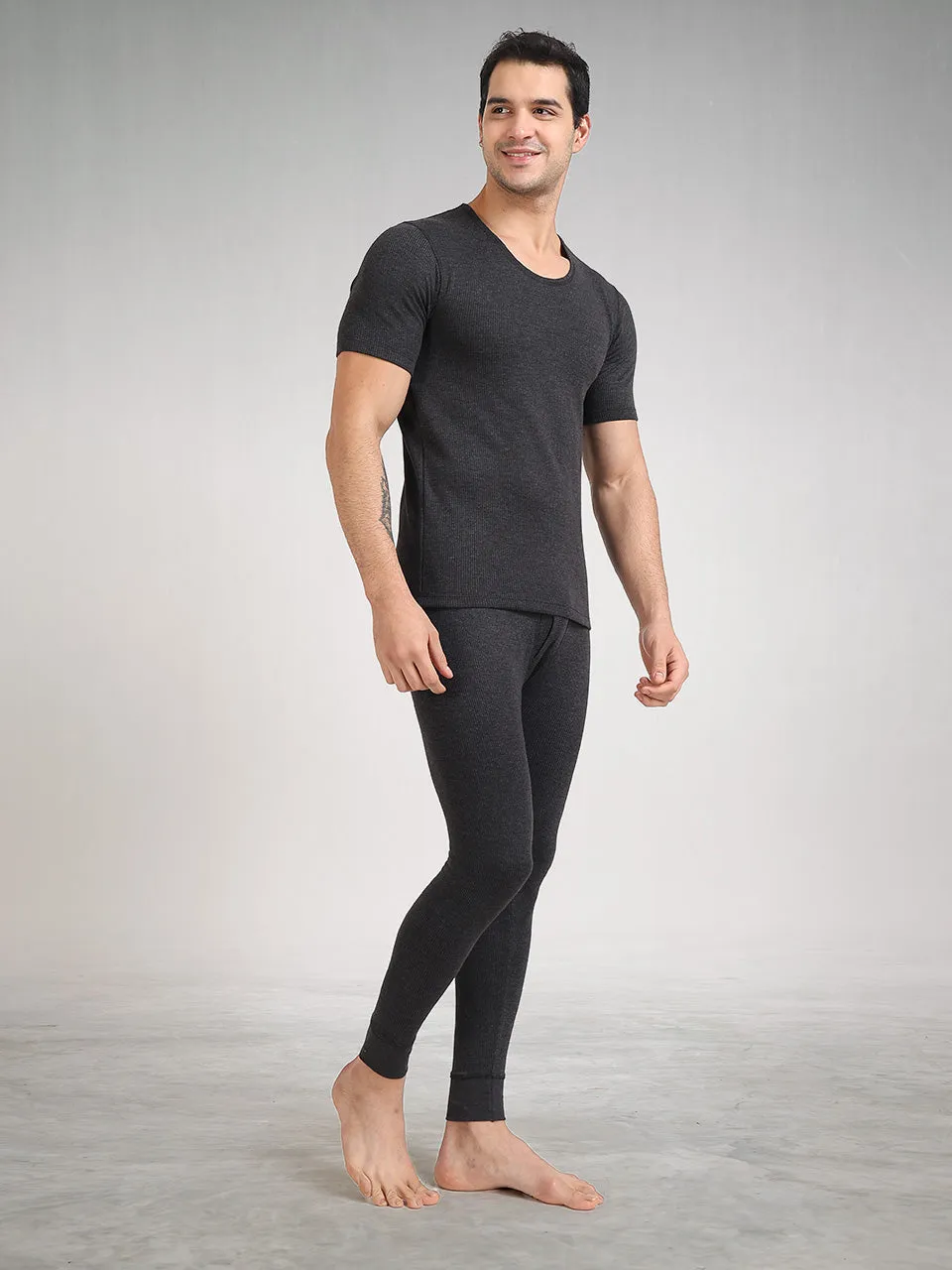 BlazeTech Thermal Set Half Sleeves | Dark Grey