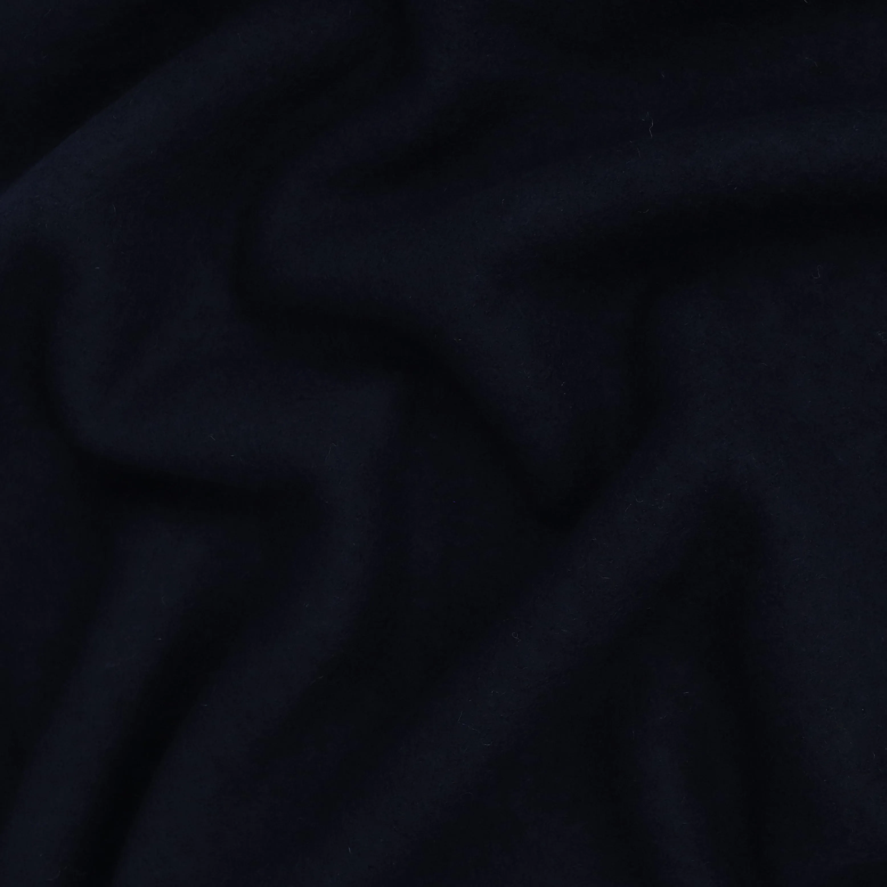 Boiled Wool Coating - Dark Navy Blue - SALE