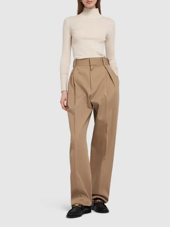 Bottega Veneta   Cotton twill tapered pants 