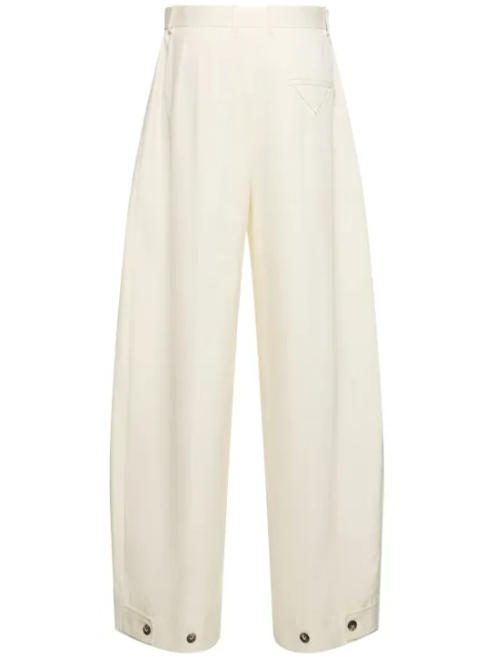 Bottega Veneta   Light cotton twill tapered pants 