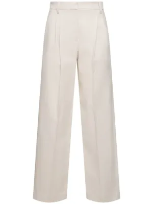 Brunello Cucinelli   Stretch cotton straight pants 