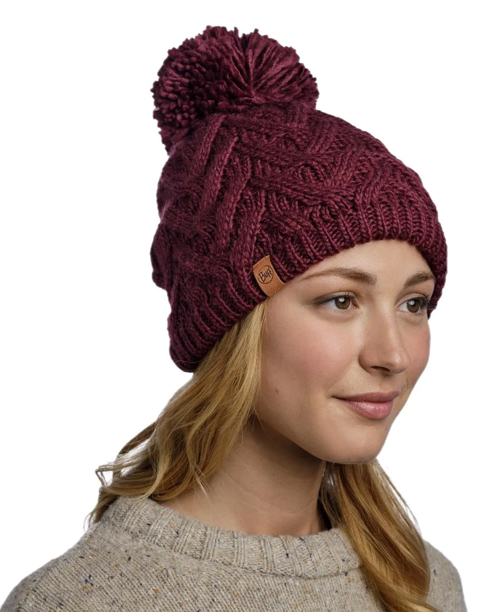 Buff Caryn Knitted Fleece Beanie