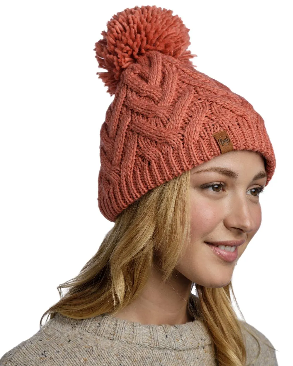 Buff Caryn Knitted Fleece Beanie