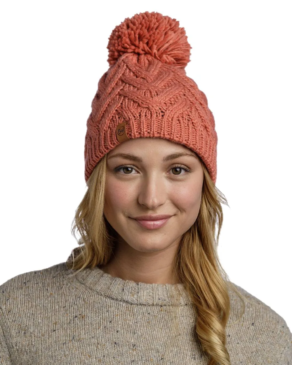 Buff Caryn Knitted Fleece Beanie