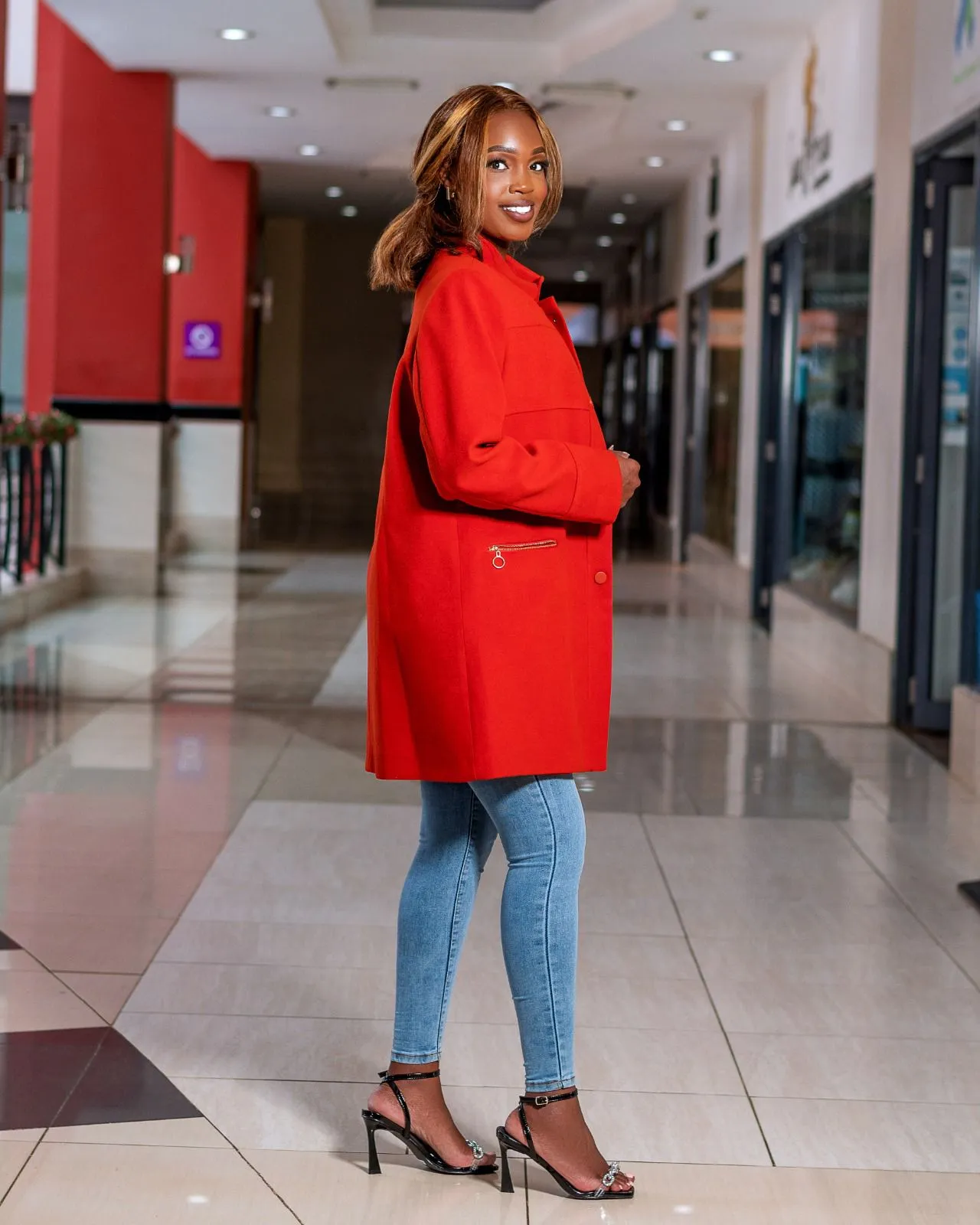 Burnt Orange Trench Coat