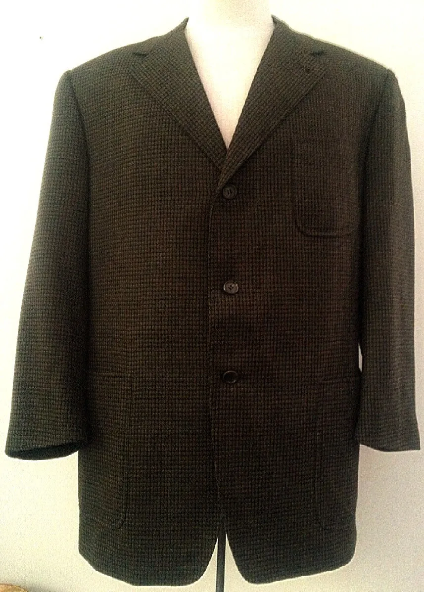 Canali Proposta Wool & Cashmere Patch Pocket Sport Coat- Size (58) 48R