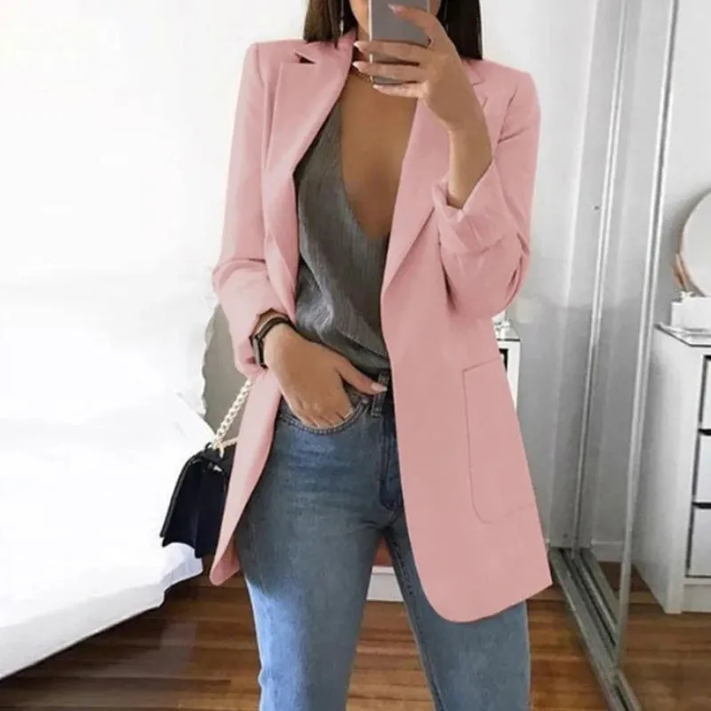 Casual Slim Lapel Coat Cardigan Blazers