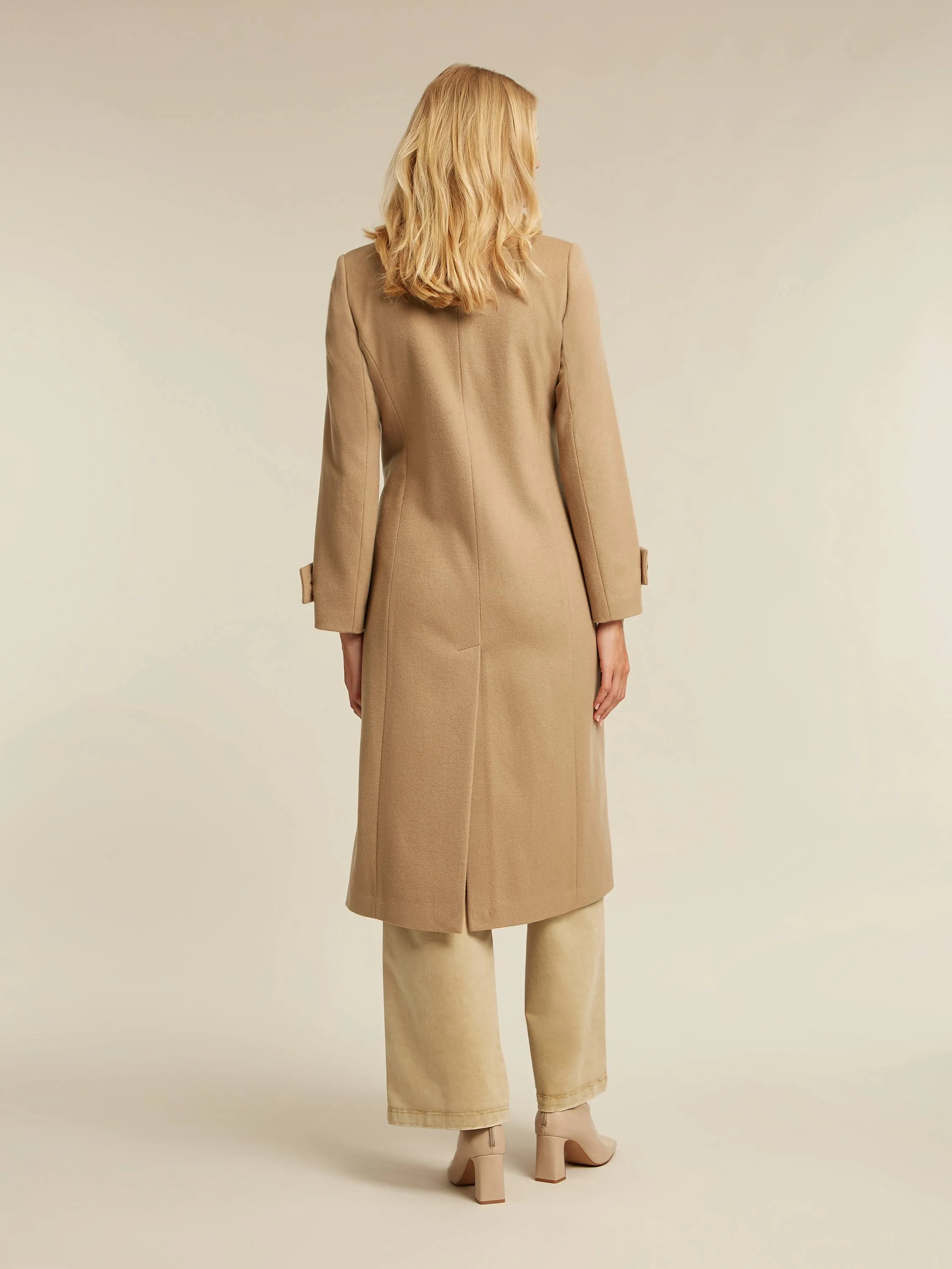 Charm long coat - Camel