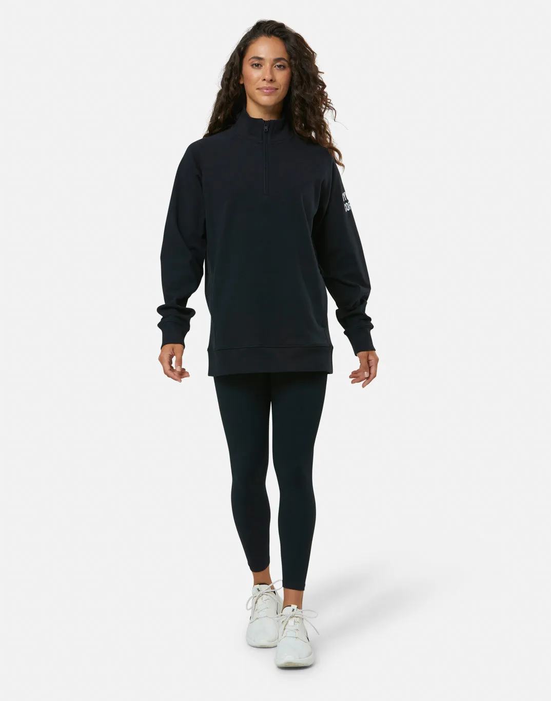 Chill Half Zip in Black