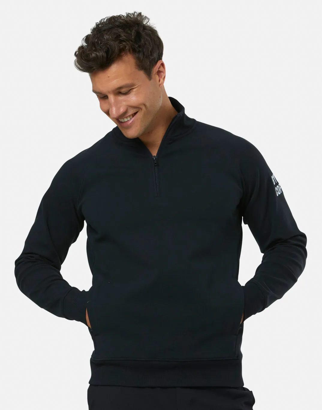 Chill Half Zip in Black