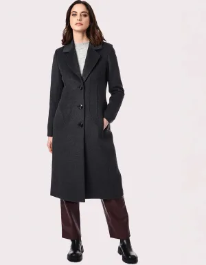 City Chic Long Wool Coat for Women