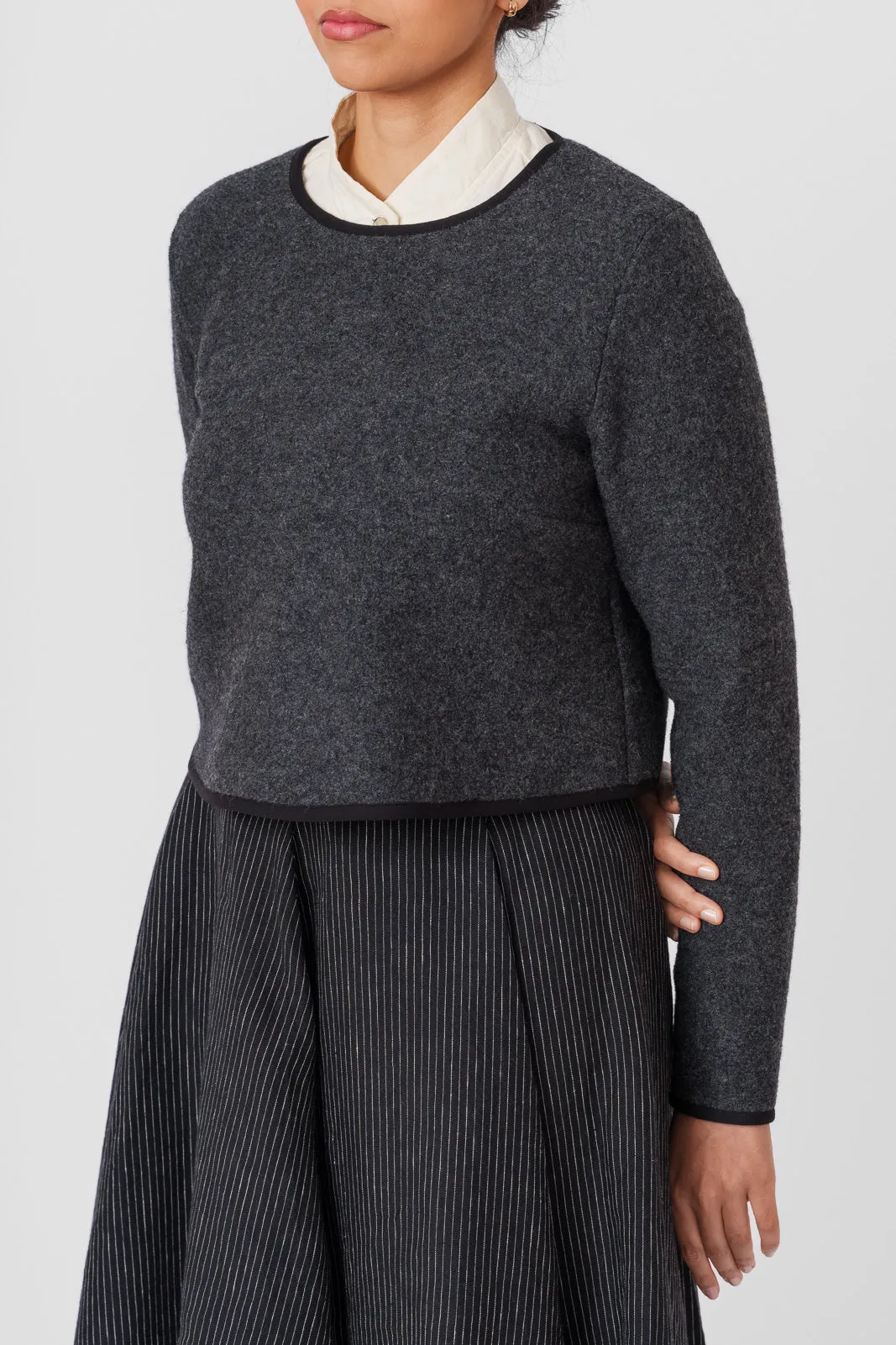 Crop Sweater, Wool