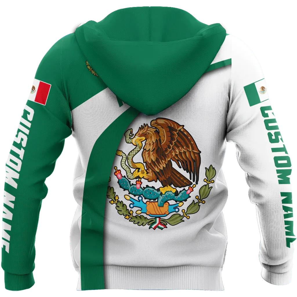 Customized With Name 3D Full Prined Unisex Hoodie For Men And Women, Mexican Hoodie, Mexico Gift For Him Her