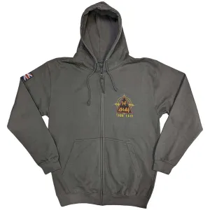 Def Leppard Unisex Zipped Hoodie: Logo Tour 2019