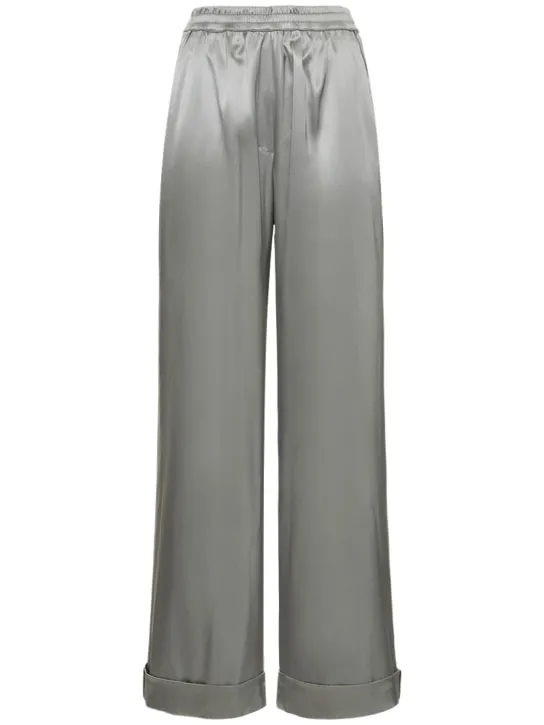 Dolce&amp;Gabbana   Silk satin stretch pajama pants 