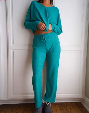 Dreamland Lounge Pant - Heather Green