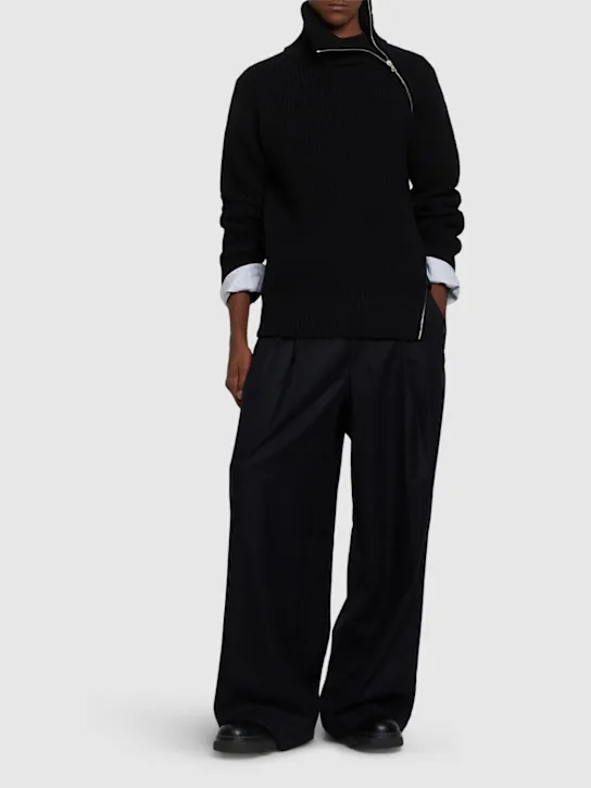 Dries Van Noten   Pilan wide leg wool pants 