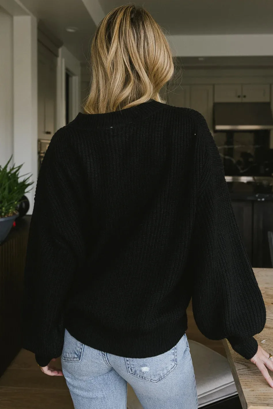 Eden Knit Sweater in Black - FINAL SALE